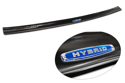 protector de parachoques trasero TOYOTA HIGHLANDER negro