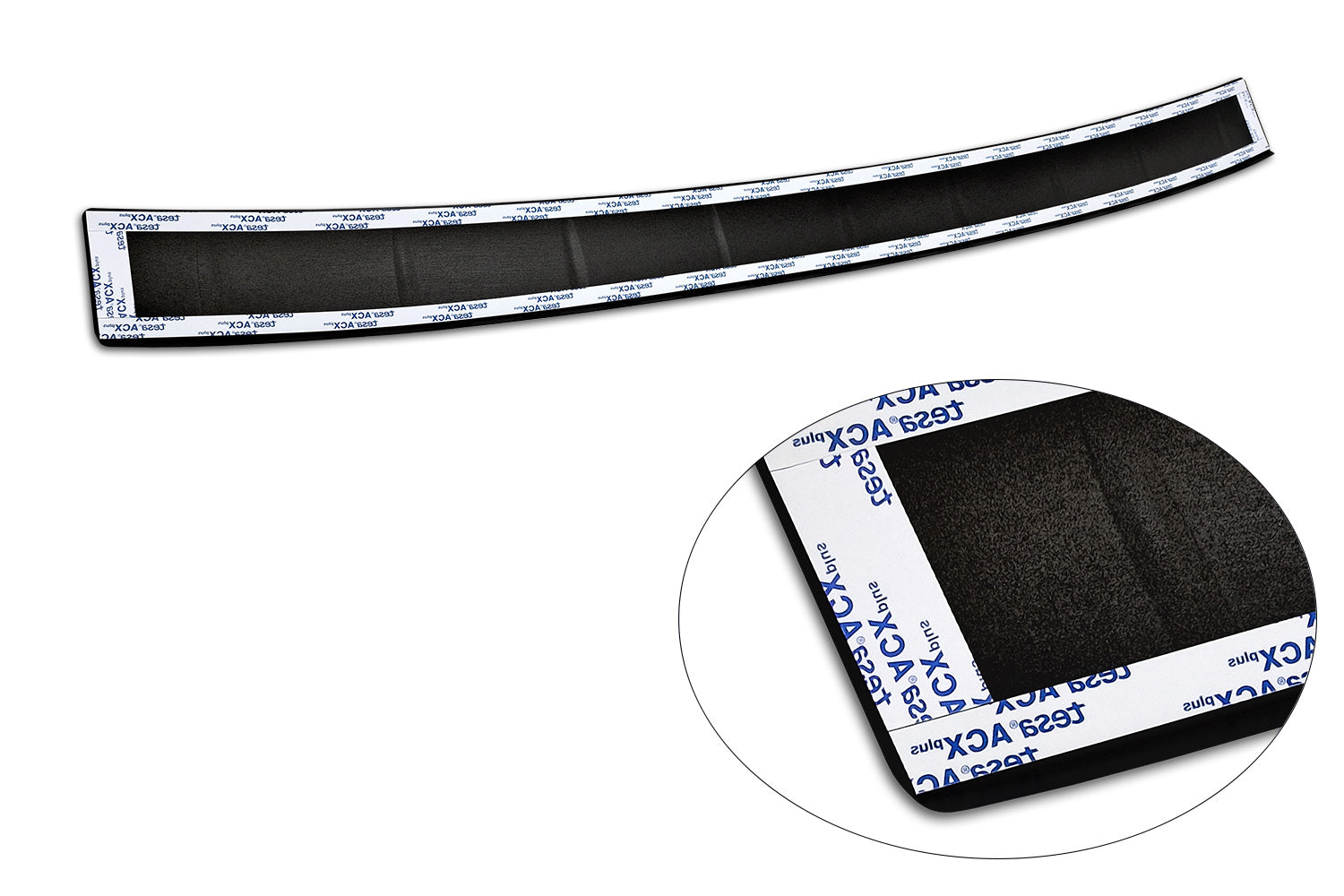 protector de parachoques trasero VW TIGUAN negro mate