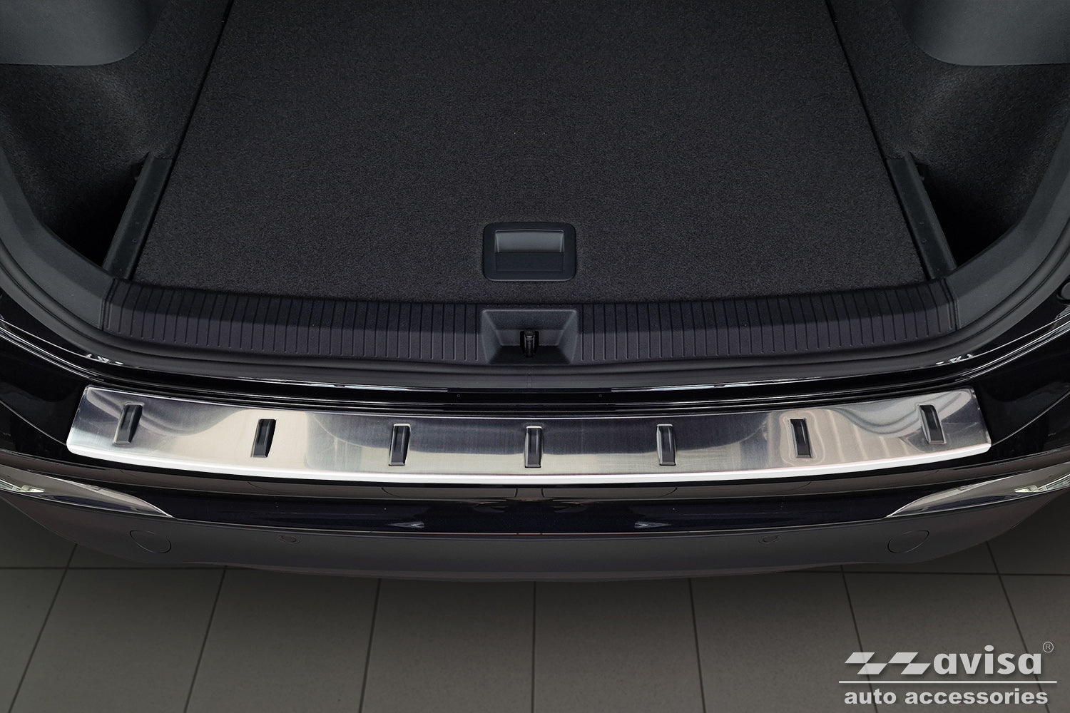 protector de parachoques trasero VW TIGUAN plata satinado