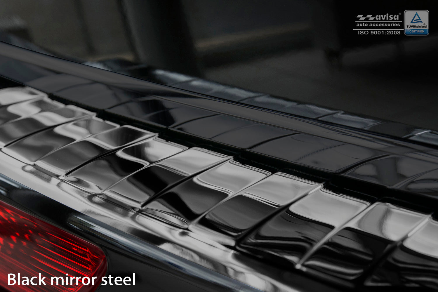 protector de parachoques trasero AUDI SQ5 negro espejo