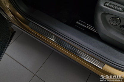 Protector umbral de puertas en relieve SKODA KODIAQ negro