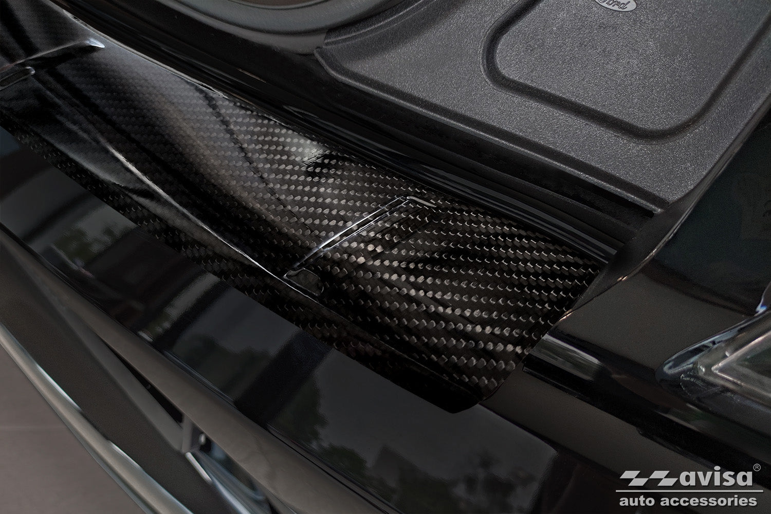 protector de parachoques trasero FORD MUSTANG coupe negro