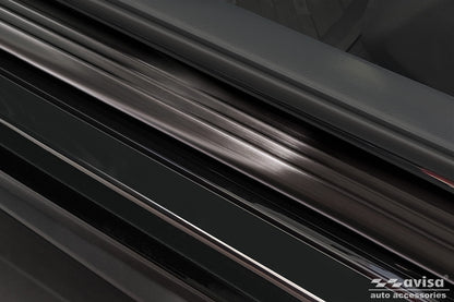 Protector umbral de puertas en relieve HONDA CIVIC hatchback negro