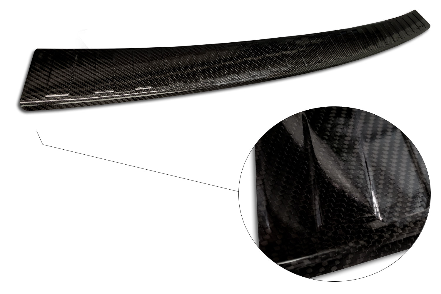 protector de parachoques trasero VW TRANSPORTER T5 Multivan, negro