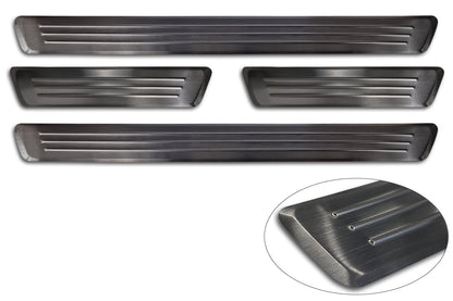 Protector umbral de puertas en relieve VOLVO V90 combi negro