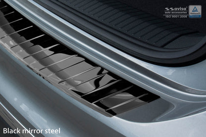 protector de parachoques trasero VW TIGUAN R-Line negro espejo