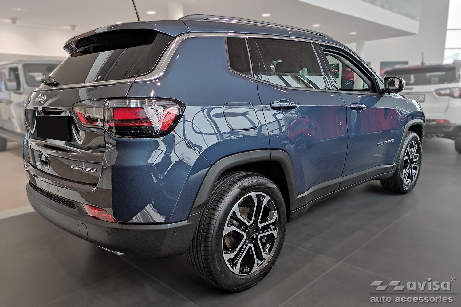 protector de parachoques trasero JEEP COMPASS