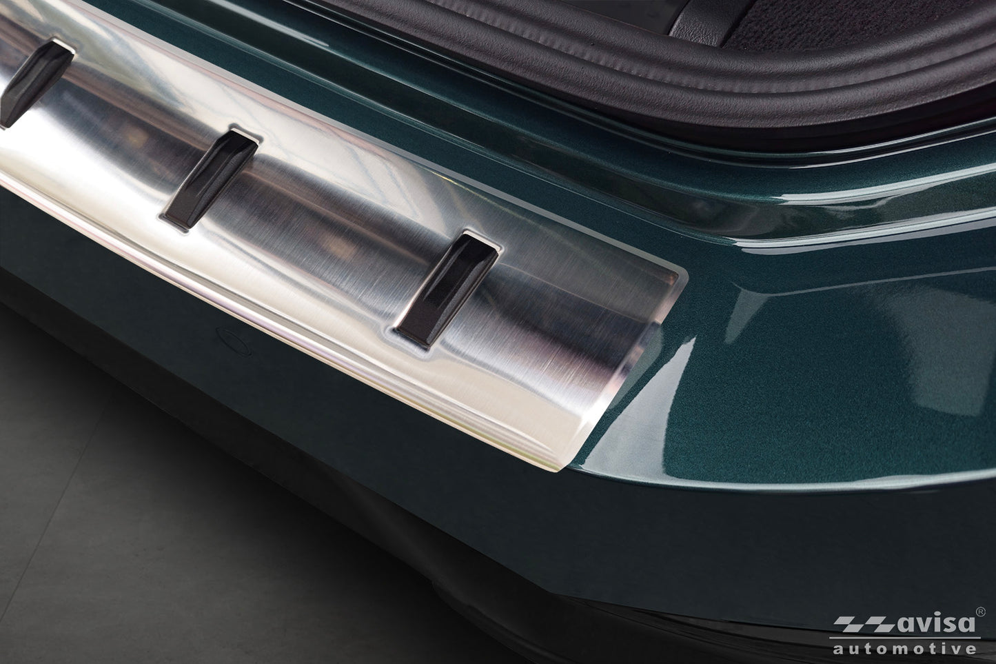 protector de parachoques trasero BMW 5 G61 plata satinado