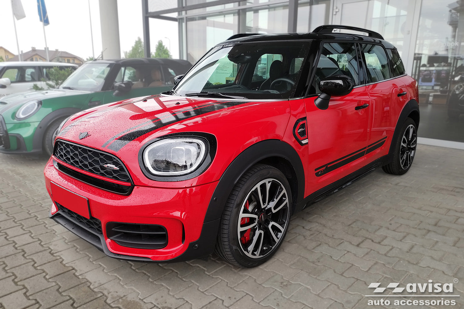 protector de parachoques trasero MINI COUNTRYMAN F60