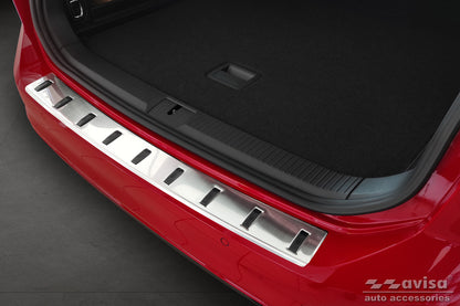 protector de parachoques trasero VW PASSAT B8 variant plata