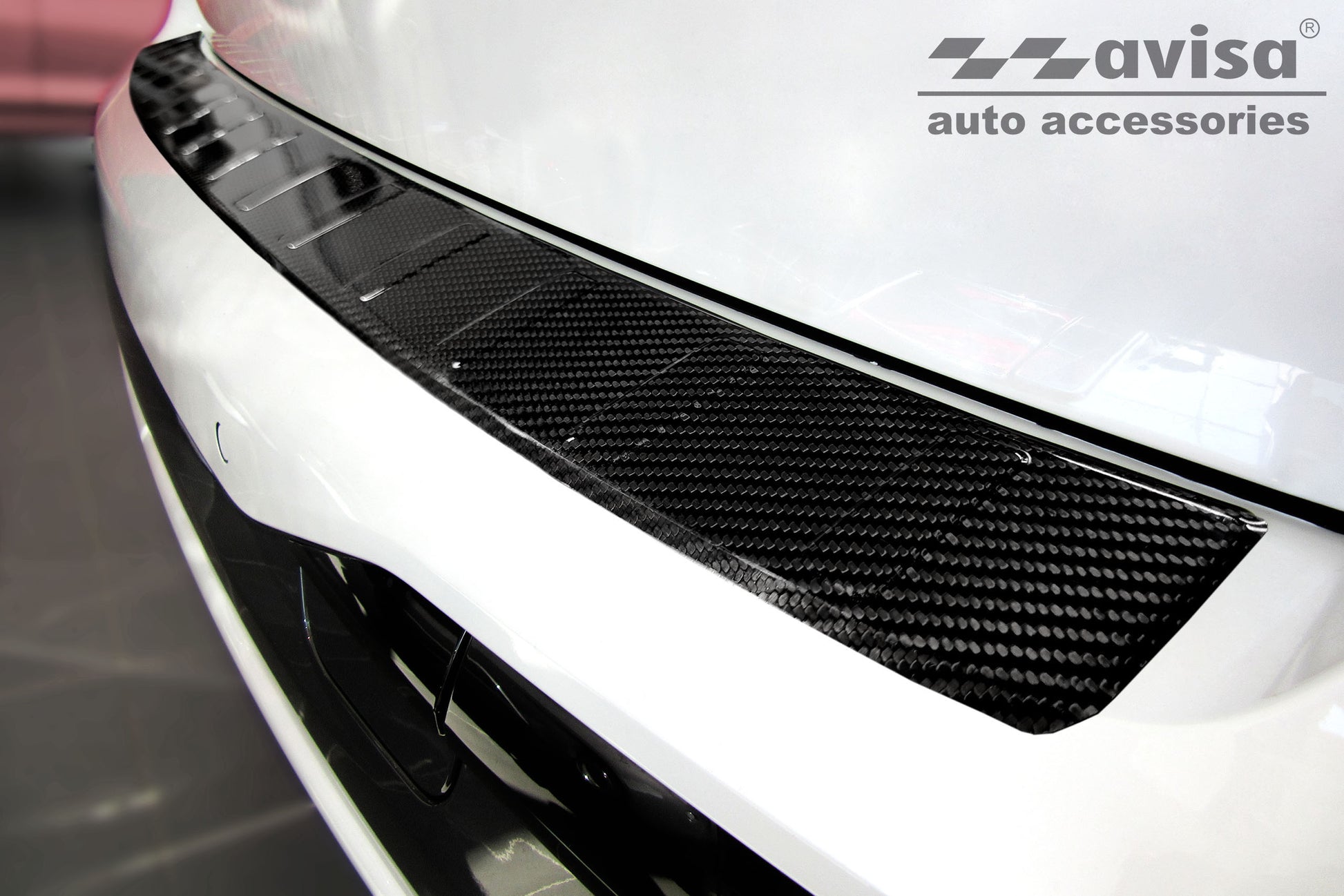 protector de parachoques trasero BMW X7 (G07) M-pak negro