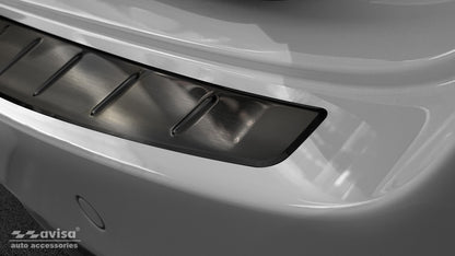 protector de parachoques trasero MERCEDES CLA negro 2019+