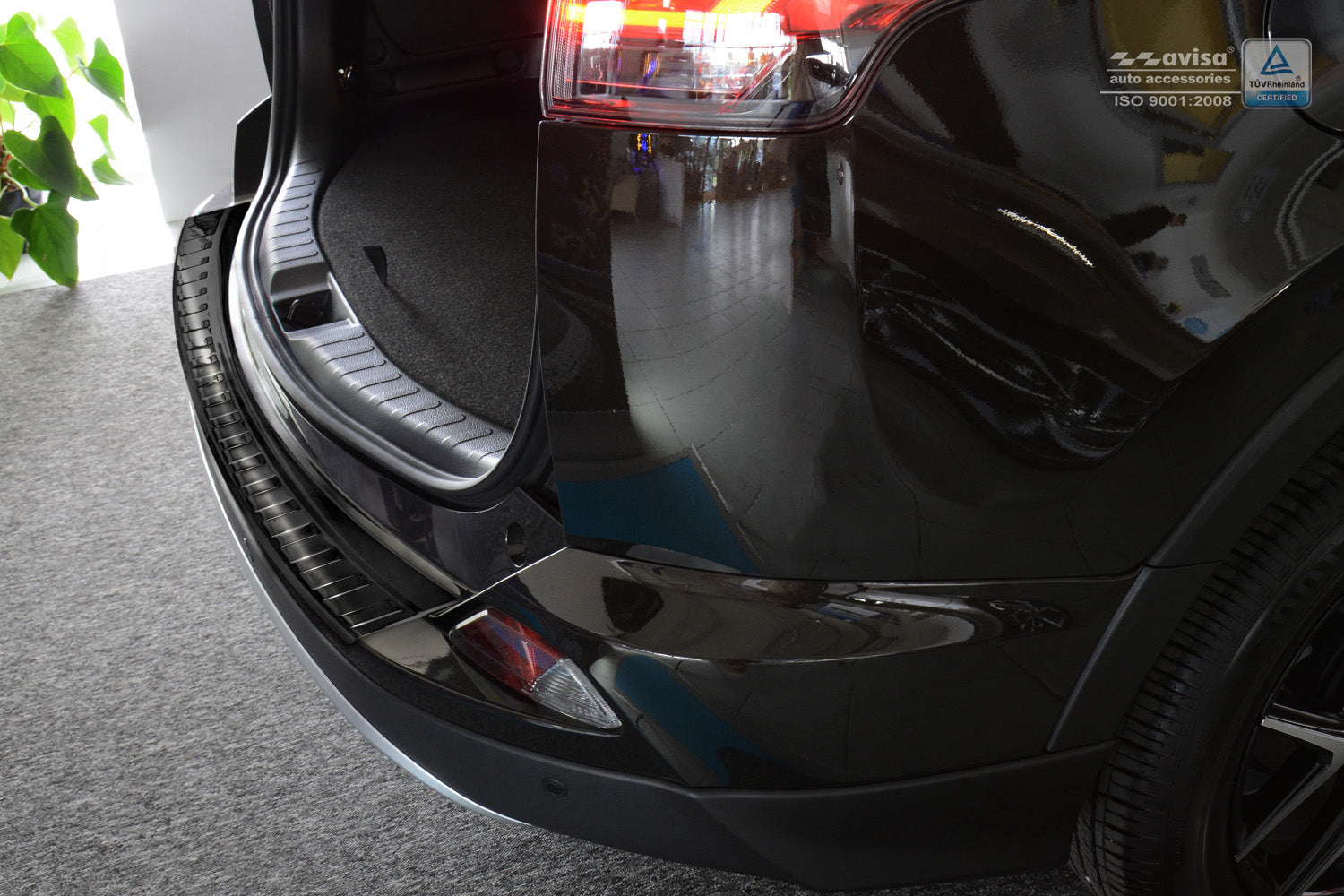 protector de parachoques trasero TOYOTA RAV4 negro