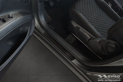 Protector umbral de puertas TOYOTA AYGO X negro