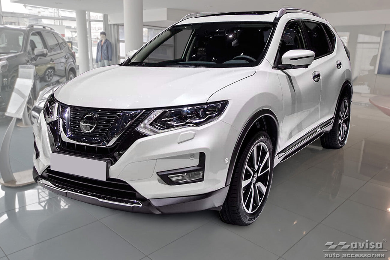 protector de parachoques trasero NISSAN X-TRAIL (T32) negro 2017-21
