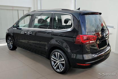 protector de parachoques trasero VW SHARAN plata