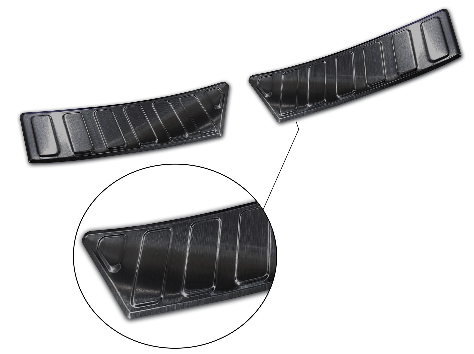 protector de parachoques trasero FORD PUMA crossover negro 2019+