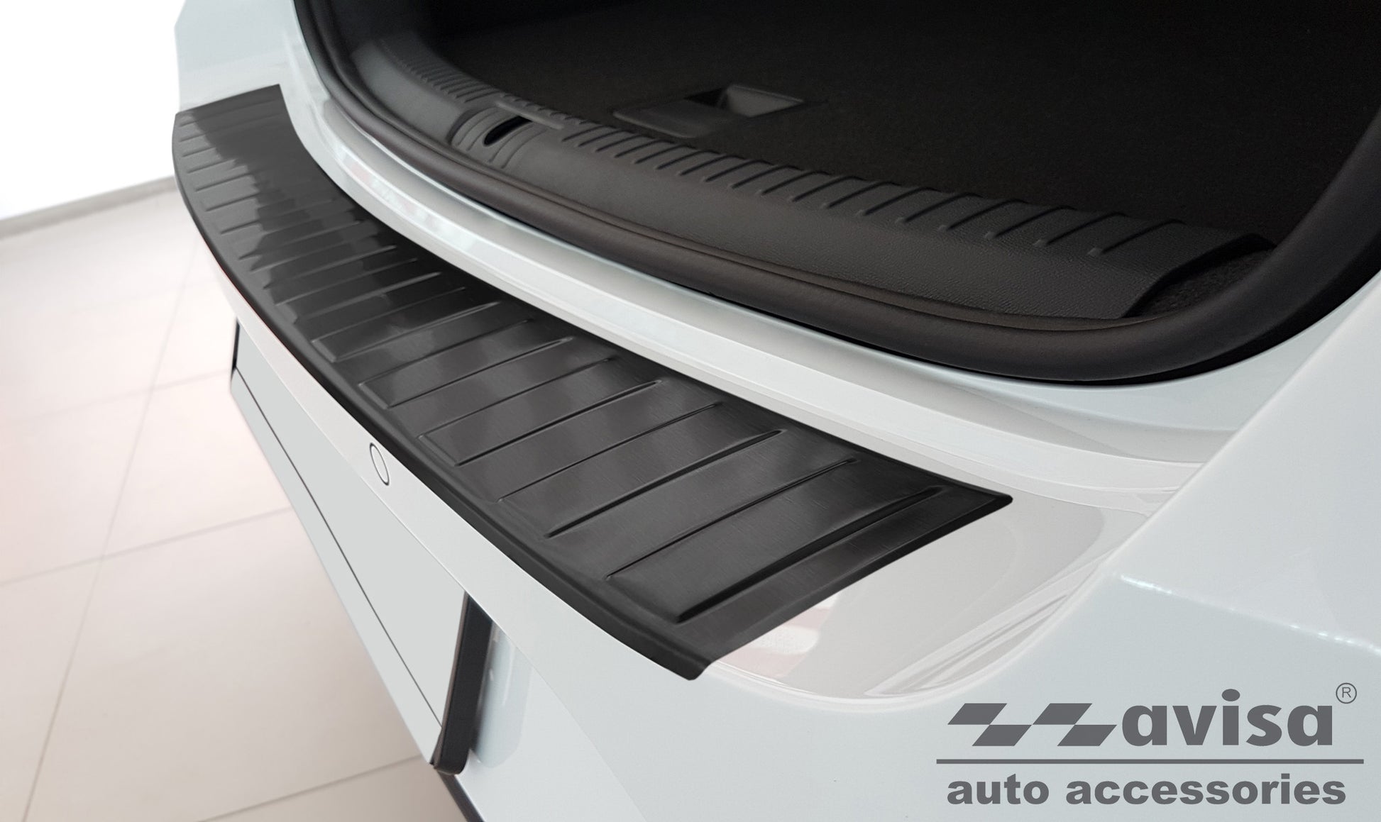 protector de parachoques trasero SEAT CUPRA LEON Sportstourer negro