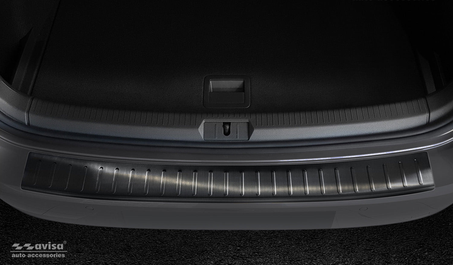 protector de parachoques trasero VW GOLF Variant negro acero