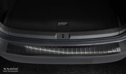 protector de parachoques trasero VW GOLF Variant negro acero