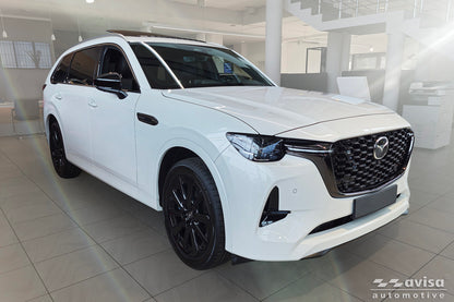 protector de parachoques trasero MAZDA CX-80 plata satinado