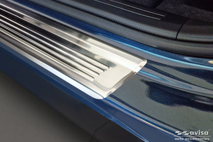 Protector umbral de puertas en relieve HONDA CR-V plata satinado