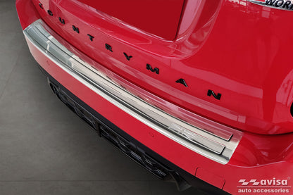 protector de parachoques trasero MINI COUNTRYMAN F60 plata