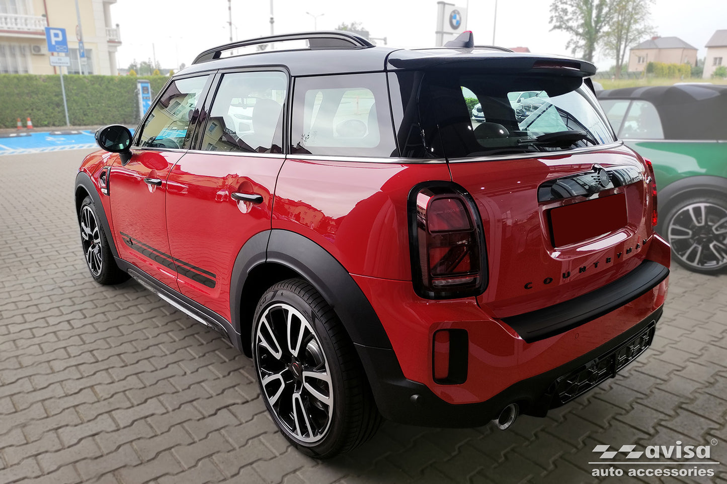 protector de parachoques trasero MINI COUNTRYMAN F60