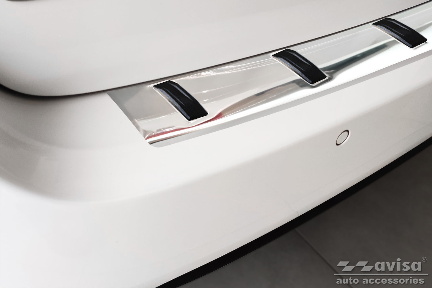 protector de parachoques trasero PEUGEOT 308 SW combi plata
