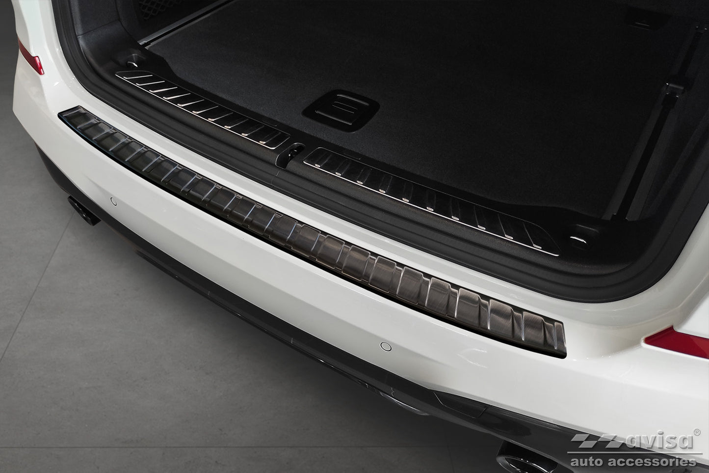 protector de parachoques trasero BMW X3 negro