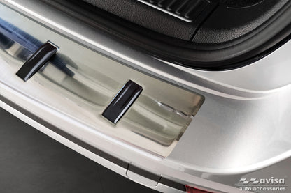 protector de parachoques trasero SKODA SUPERB combi plata satinado