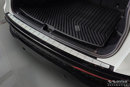 protector de parachoques trasero AUDI Q5 plata satinado
