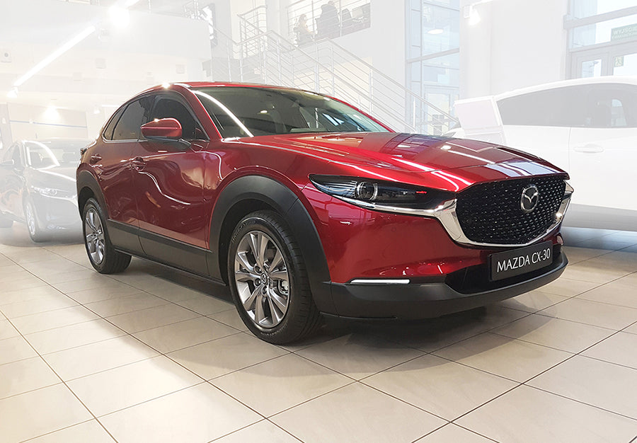 protector de parachoques trasero MAZDA CX-30 negro 2019+