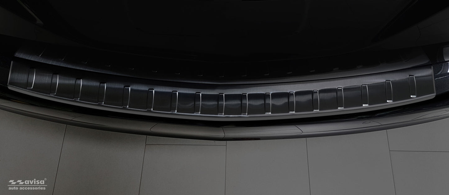 protector de parachoques trasero OPEL ZAFIRA C Tourer negro