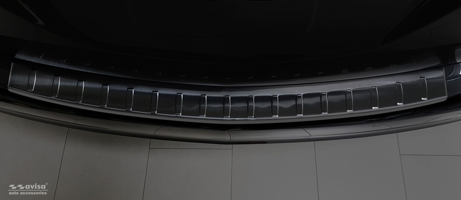 protector de parachoques trasero OPEL ZAFIRA C Tourer negro