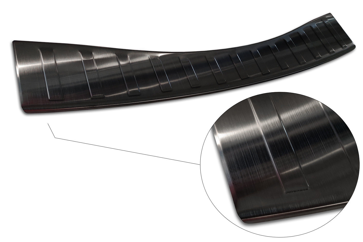 protector de parachoques trasero FORD MONDEO negro 2014-2019+