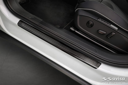 Protector umbral de puertas en relieve VW ID 5 negro