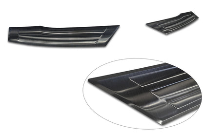 protector de parachoques trasero FORD EXPLORER E negro