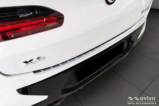 protector de parachoques trasero BMW X4 G02 plata