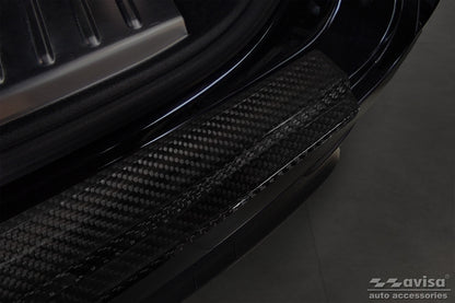 protector de parachoques trasero PORSCHE CAYENNE negro