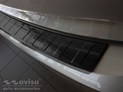 protector de parachoques trasero VW POLO hatchback negro