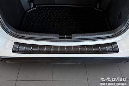protector de parachoques trasero MAZDA 2 HYBRD (ZV) negro