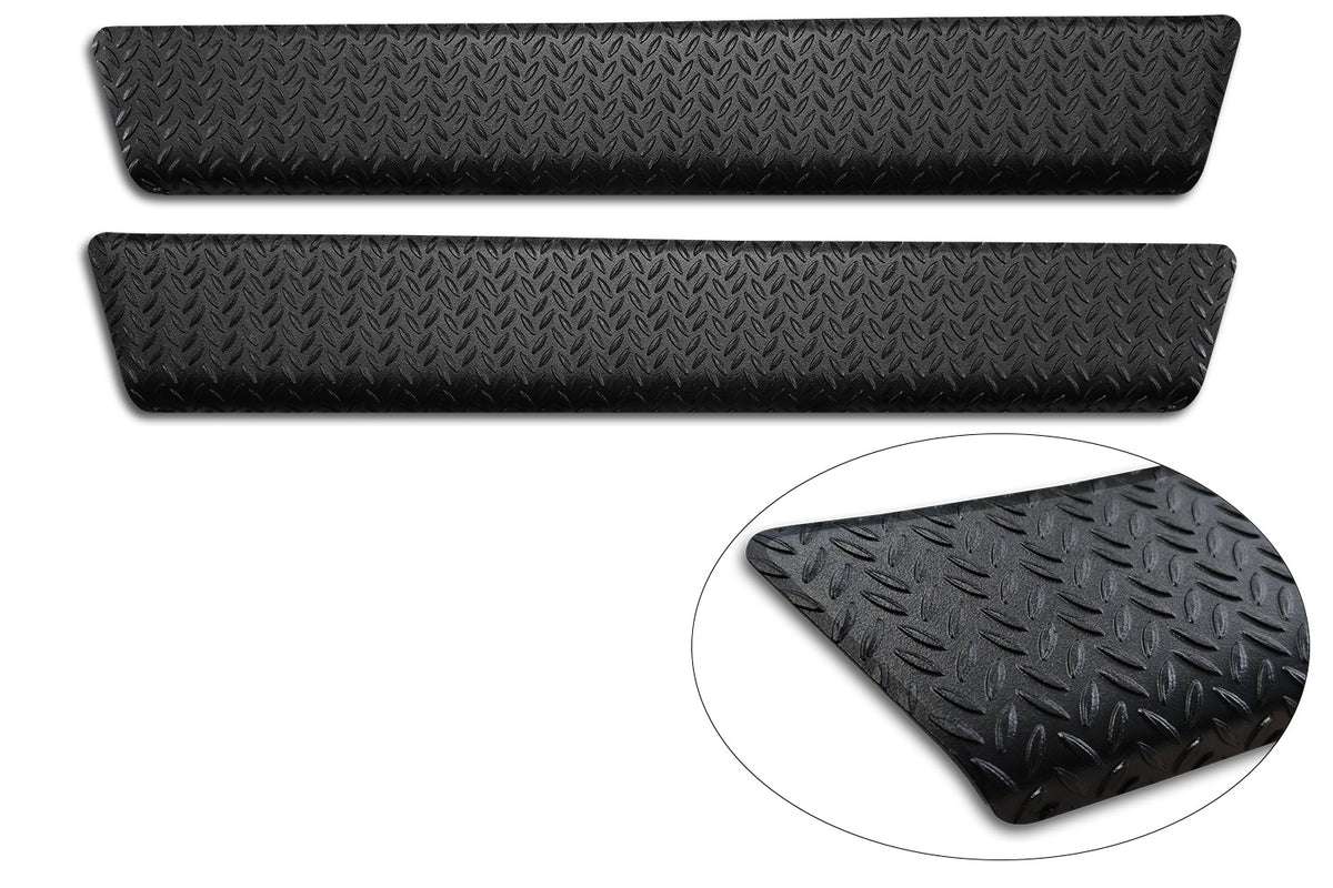 Protector umbral de puertas patrón grano TOYOTA PROACE CITY VERSO negro mate