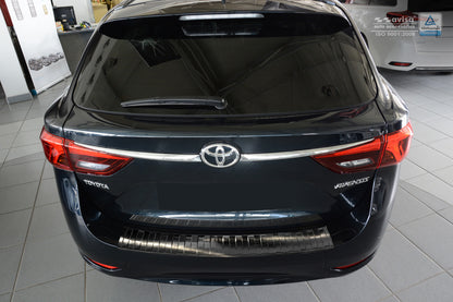 protector de parachoques trasero TOYOTA AVENSIS combi negro 2015+