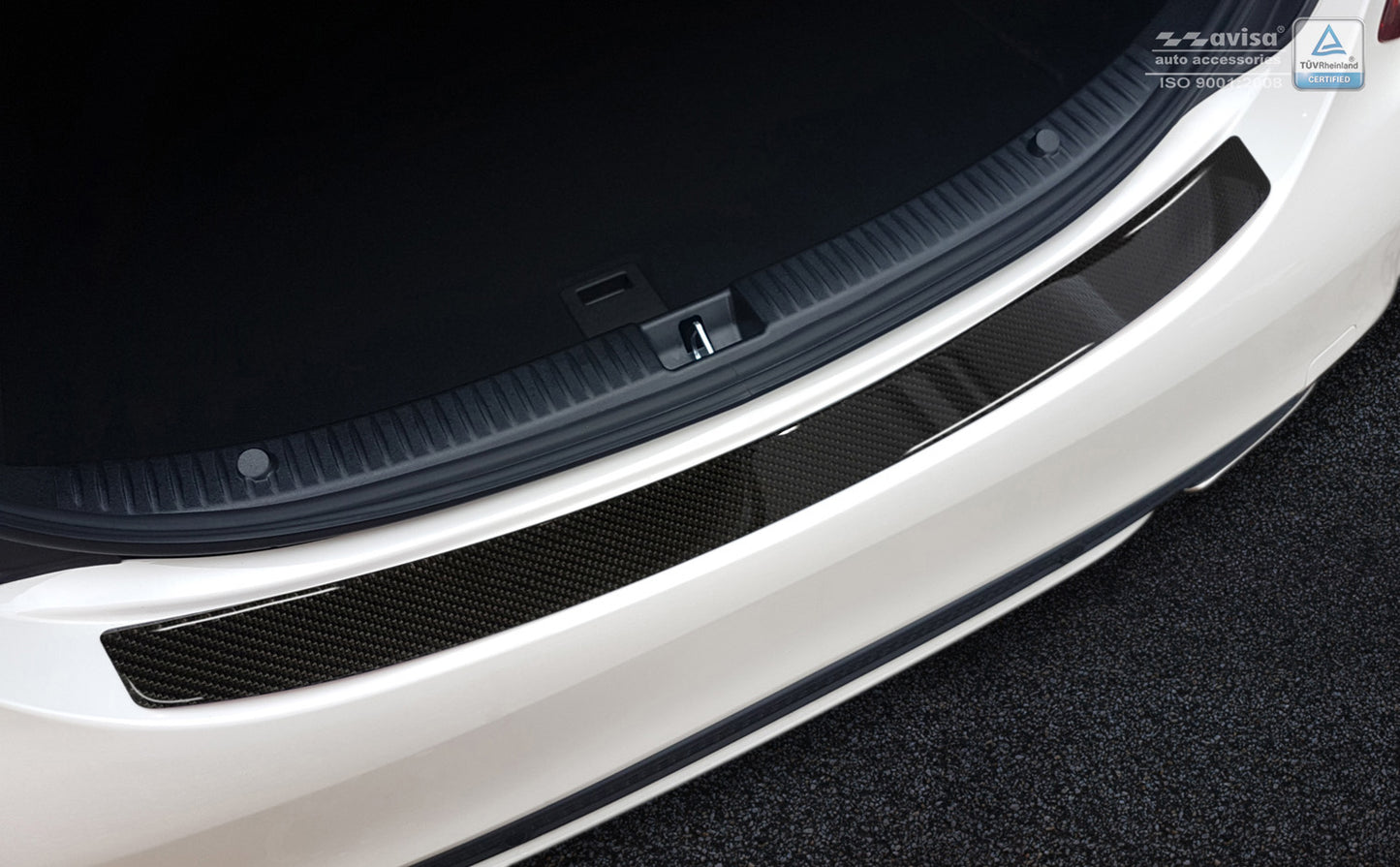 protector de parachoques trasero MERCEDES CLS (C218) negro