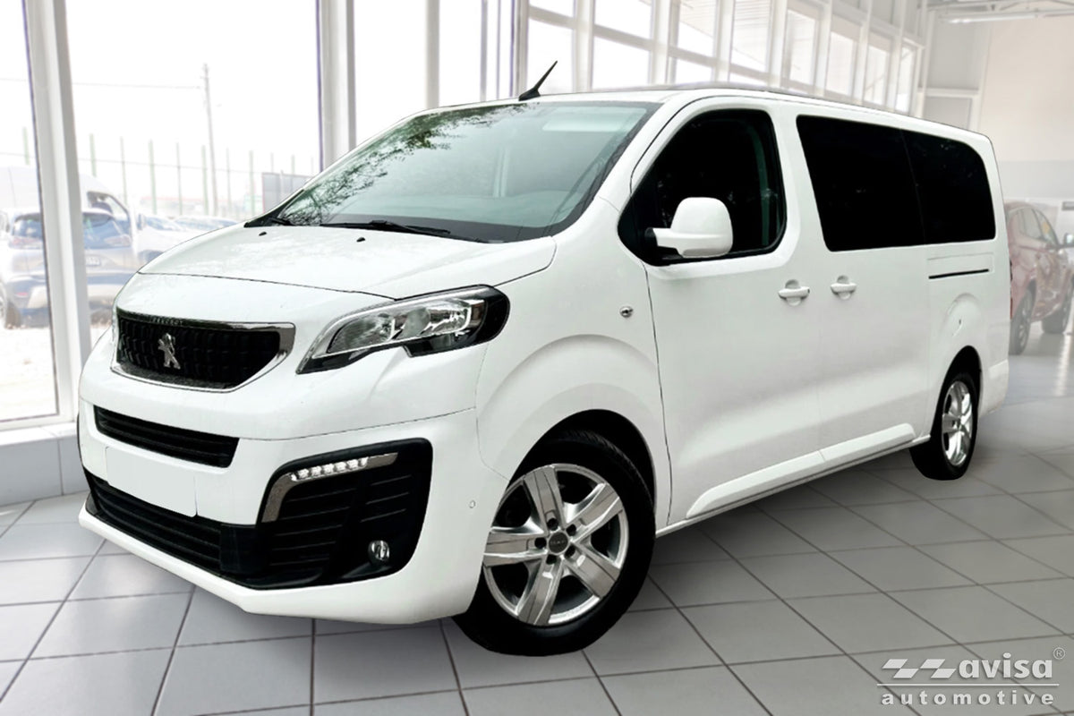 Protector umbral de puertas en relieve patrón grano OPEL ZAFIRA LIFE negro mate