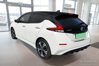 Protector umbral de puertas en relieve NISSAN LEAF negro