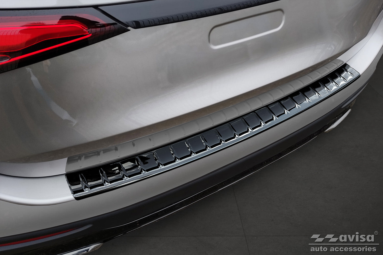 protector de parachoques trasero MERCEDES GLC (X254) negro espejo