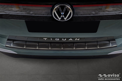 protector de parachoques trasero VW TIGUAN negro 2024+ acero