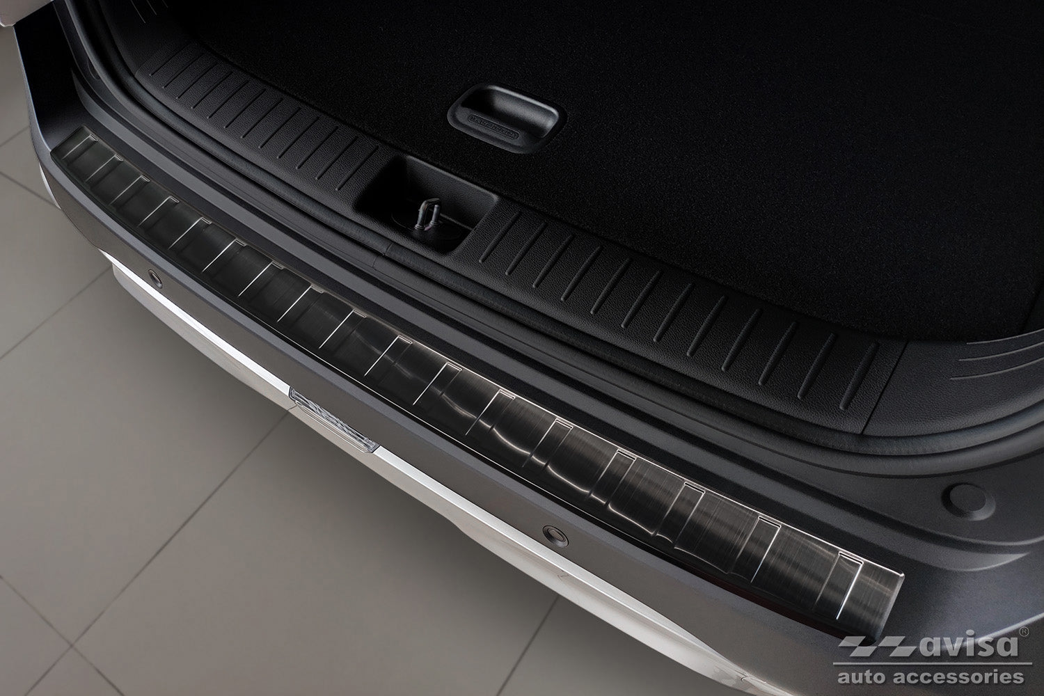 protector de parachoques trasero KIA SPORTAGE negro 2021-25